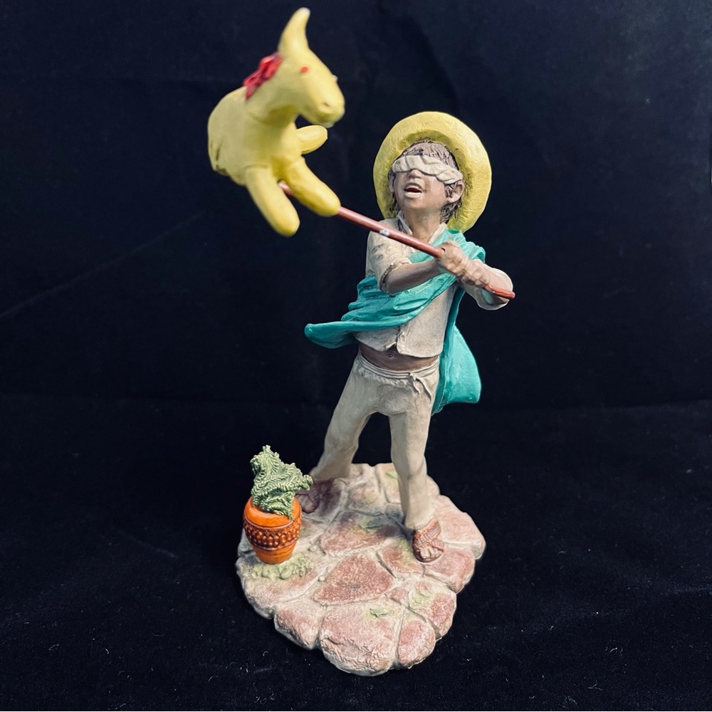 Children of the World Hand Painted Pewter-“The Mexican Boy”-Retired